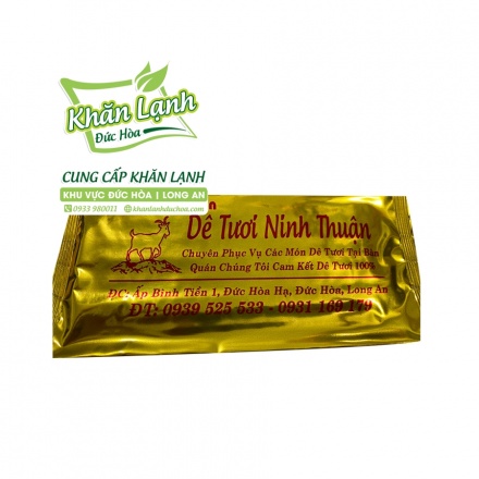 Khăn Lạnh Quán Ăn Dê Tươi Ninh Thuận